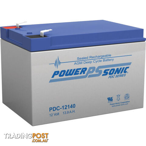 PDC12140 12V 14AMP AGM DEEP CYCLE SLA F2 TERMINAL