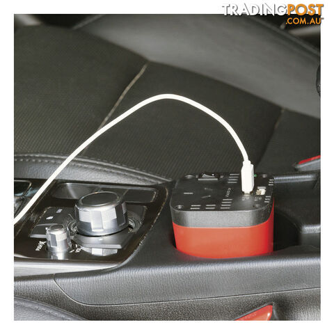 MI5128 150W CUP HOLDER INVERTER DUAL USB 2.1A OUTPUT - photo 5 of 5