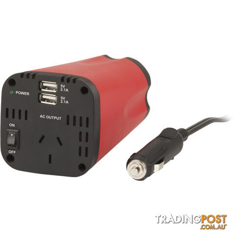 MI5128 150W CUP HOLDER INVERTER DUAL USB 2.1A OUTPUT - photo 2 of 5
