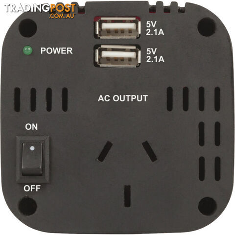 MI5128 150W CUP HOLDER INVERTER DUAL USB 2.1A OUTPUT - photo 3 of 5