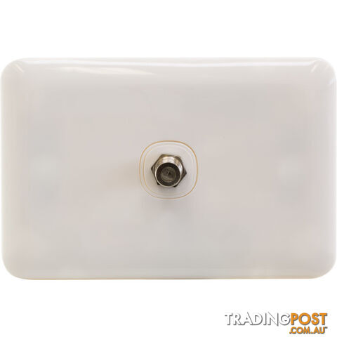 TVFW SUPER SLIM 'F' TV WALL PLATE SOCKET TO SOCKET WAFER SERIES