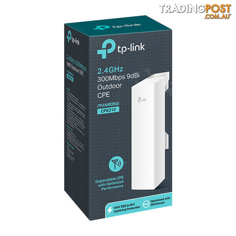 CPE210 300MBPS OUTDOOR ACCESS POINT 27DBM 5KM RANGE - photo 4 of 4