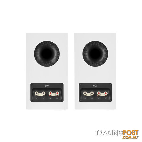 607S3W 2-WAY BOOKSHELF SPEAKERS WHITE FINISH - photo 3 of 3