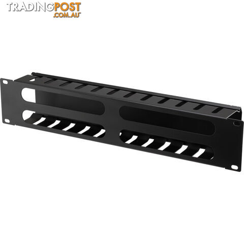 CM12S2U 2RU 19INCH 12 SLOT CABLE MINDER RACK CABLE MANAGEMENT