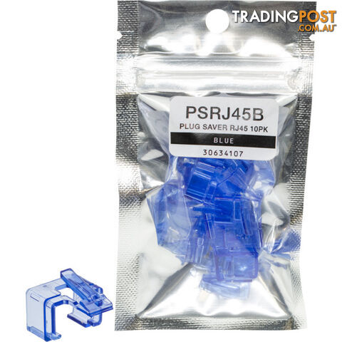 PSRJ45B PLUG SAVER RJ45 10PK BLUE