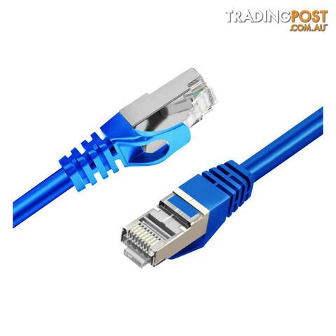 LC8008 3M CAT7 10GBE ETHERNET CABLE BLUE TRIPLE SHIELDING - photo 2 of 4
