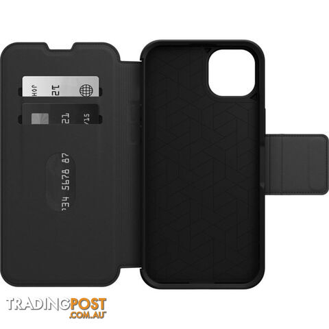 IPH14PSTB IPHONE 14 PLUS CASE BLACK STRADA SERIES SHADOW