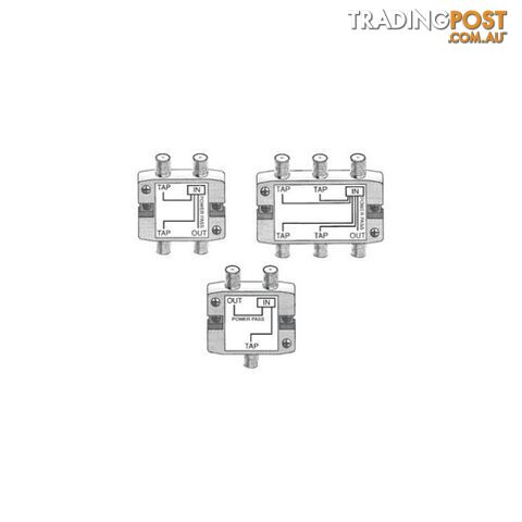 ST3210PP 2 WAY 10DB 'F' TAP / SPLITTER