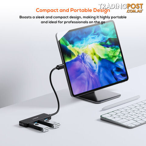 C3H5K 4 PORT USB-C HUB WITH USB-C DC PORT - photo 5 of 7