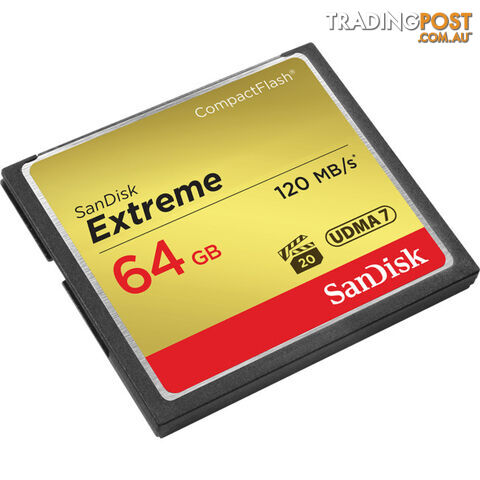 CF64GB 64GB COMPACT FLASH CARD SANDISK EXTREME