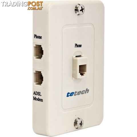 DSL018/2+ ADSL2+ WALL MOUNT SPLITTER AND PHONE FILTER TEL1200 - photo 3 of 4