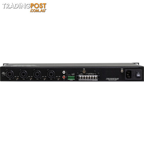 PAX240 RMS 240W CLASS D PA AMPLIFIER 4OHM OR 100V OUTPUT MP3 BT FM