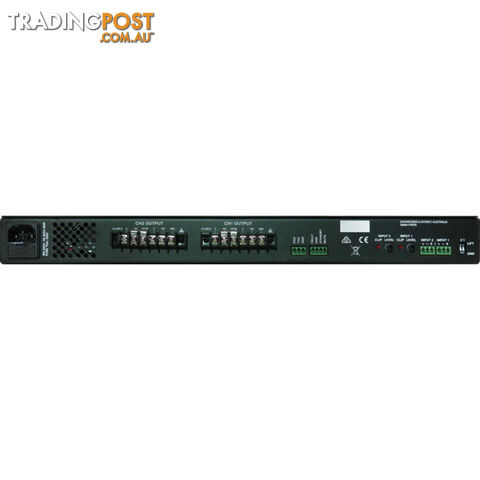 HS2120P 2 X 120W POWER AMP -DSP -RS232 AUSTRALIAN MONITOR - photo 2 of 7