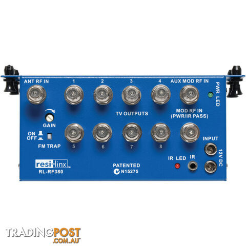 RLRF380 3 IN 8 OUT COMBINER/AMPLIFIER SPLITTER WITH IR REMOTE RETURN - photo 2 of 2