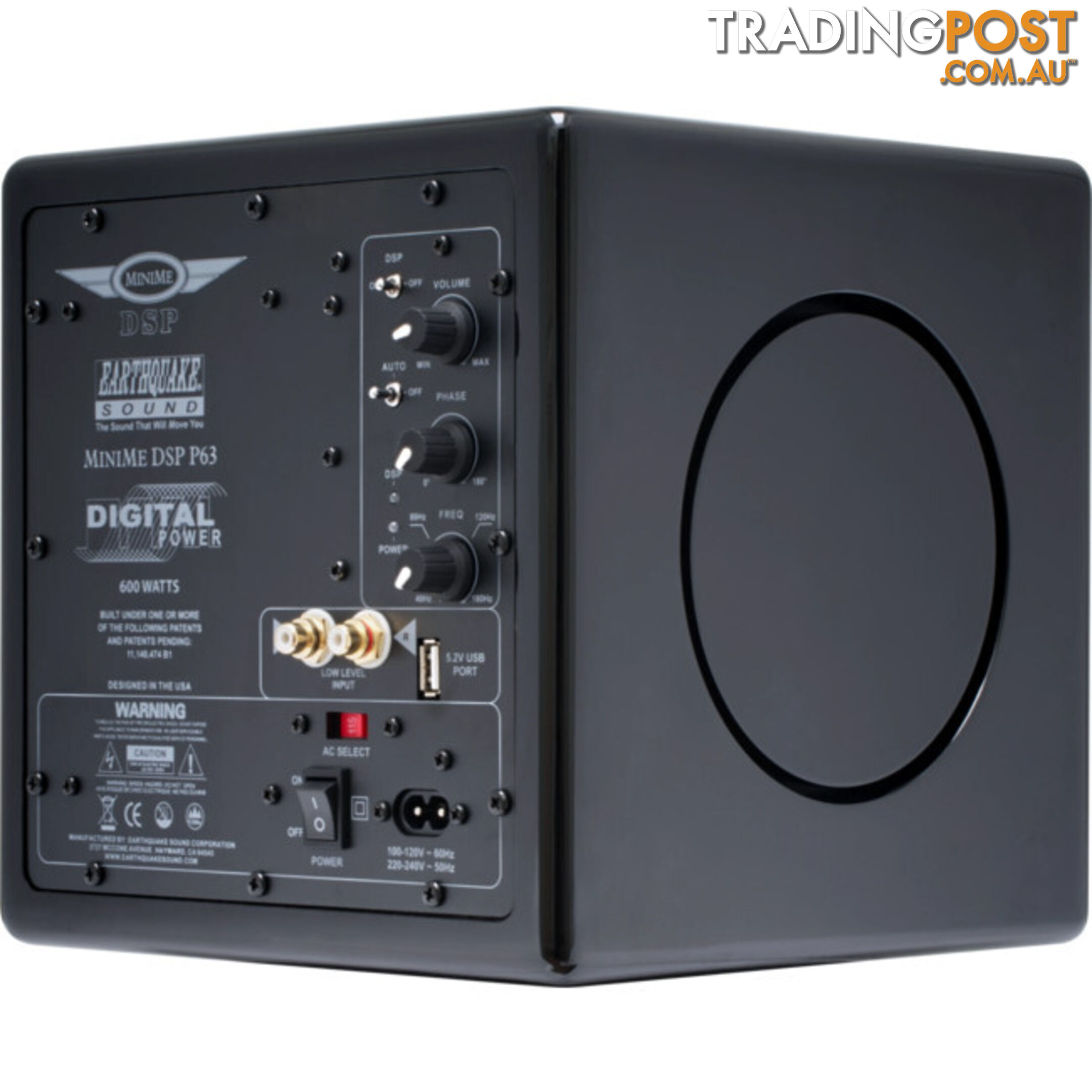 MINIMEDSPP63B MINIME DSP P63 3 SIDED 6.5" SUB BLACK COLOUR