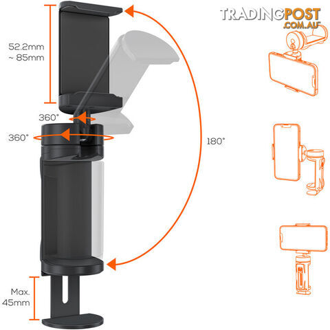 K01BLK PORTABLE TRAVEL PHONE HOLDER - photo 5 of 6
