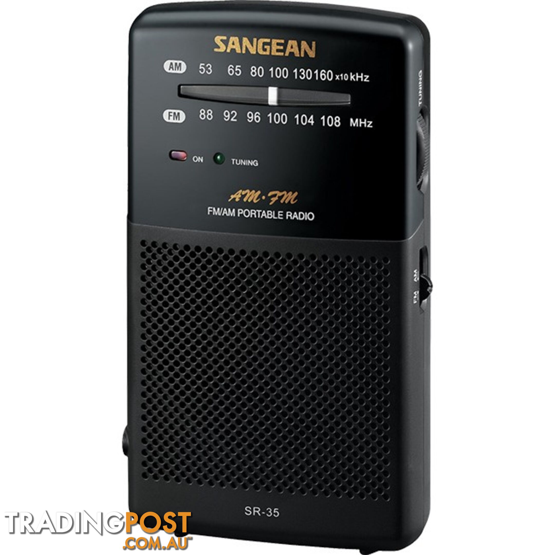 SR35 AM/FM POCKET RADIO BLACK