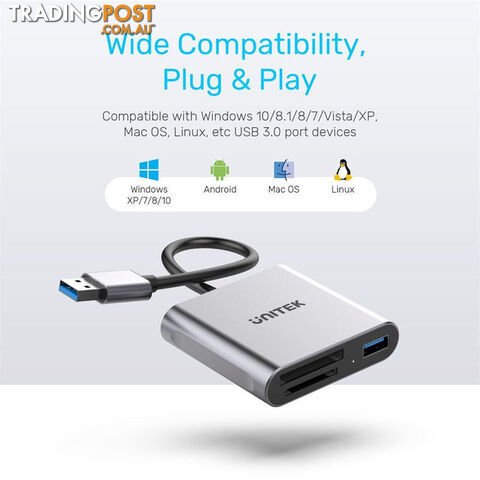 R1011A USB3.2 XQD SD TF CARD READER - photo 4 of 5