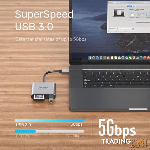 R1011A USB3.2 XQD SD TF CARD READER - photo 3 of 5