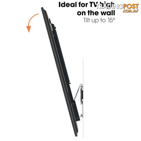 THIN415 EXTRA THIN TILTING WALL MOUNT 66-140CM 18KG MAX VESA 400X400 - photo 4 of 9