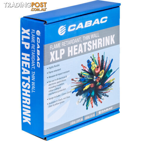 HS50.8BLK-25M 50.8MM X 25M HEAT SHRINK BOX BLACK