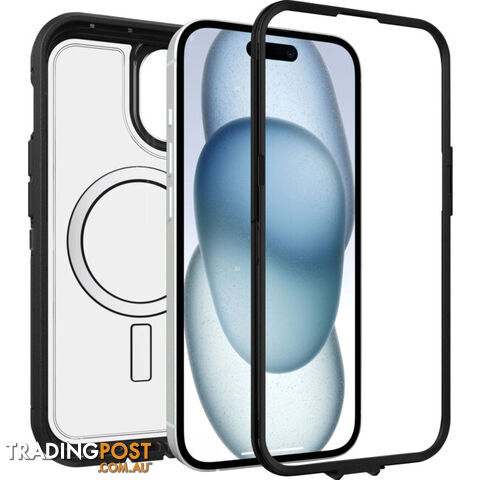 IPH15DXMCB DEFENDER XT MEGASAFE IPHONE 15 (6.1") CASE CLEAR / BLACK - photo 3 of 4