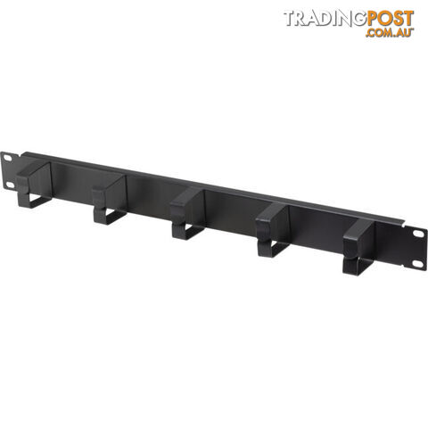 CM5H1U 1RU 19INCH 5 HOOK CABLE MINDER RACK CABLE MANAGEMENT PANEL