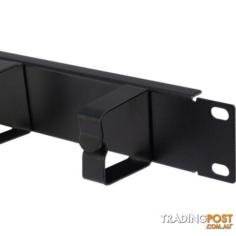 CM5H1U 1RU 19INCH 5 HOOK CABLE MINDER RACK CABLE MANAGEMENT PANEL - photo 2 of 2