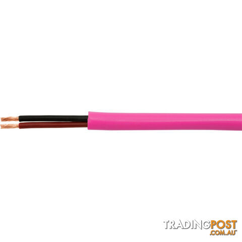 ISC162/1M 2 CORE PINK SPEAKER CABLE-1M 16AWG AUSTRALIAN