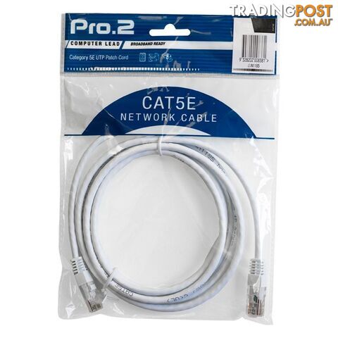 LC7230W 0.5M WHITE CAT5E PATCH LEAD