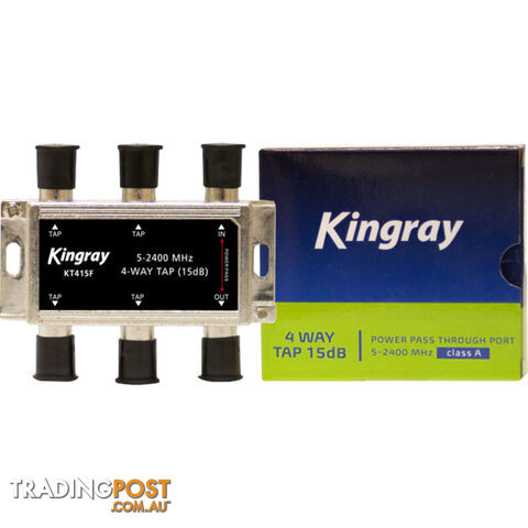 KT415F 4 WAY 15DB TAP 5-2400MHZ POWER PASS FOX APP F30955