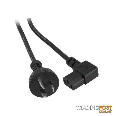 K9-RA5MT 5M RIGHT ANGLE IEC POWER LEAD RIGHT ANGLE IEC END - BLACK