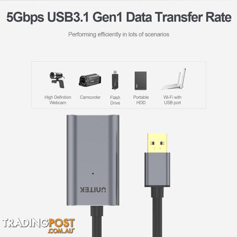 Y3004 5M USB3.0 ALUMINIUM EXT LEAD - photo 4 of 9