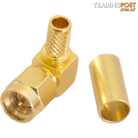 PG1622 RIGHT ANGLE SMA CRIMP PLUG SUIT RG58 LL195