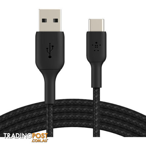 LC7875 BRAIDED USB-C TO USB-A LEAD 1M BOOSTCHARGE - photo 2 of 4