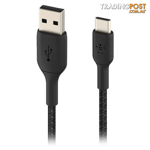 LC7875 BRAIDED USB-C TO USB-A LEAD 1M BOOSTCHARGE - photo 3 of 4