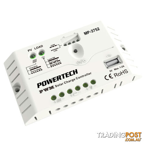 MP3752 12V 24V 20A SOLAR CONTROLLER USB PWM - photo 1 of 2