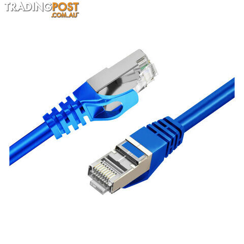 LC8006 2M CAT7 10GBE ETHERNET CABLE BLUE TRIPLE SHIELDING - photo 2 of 4