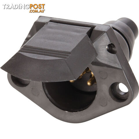 PS2056 7 PIN SMALL ROUND SOCKET TRAILER