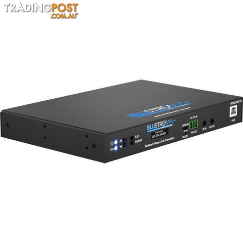 IP300UHDTX IP MULTICAST UHD 18GBPS VIDEO TRANSMITTER OVER 1GB IR, RS-232 & USB / KVM, POE- HDCP2.2