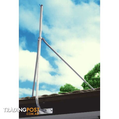 SBK6Z 6' STAY BARS WITH COLLAR 1.8M SUPPORT FOR MAST FASCIA BRKT