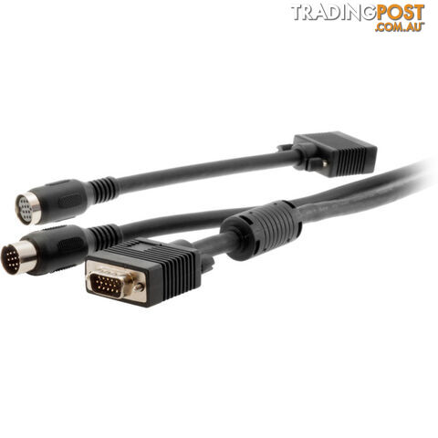 LC1500 2M M/M VGA + DIN13 LEAD FOR PASSING WALL LC6026