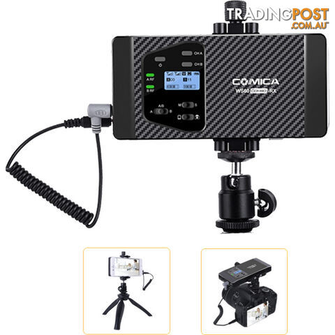 WS60COMBO UHF WIRELESS MICROPHONE DUAL TRANSMITTER AND RECEIVER - photo 3 of 11