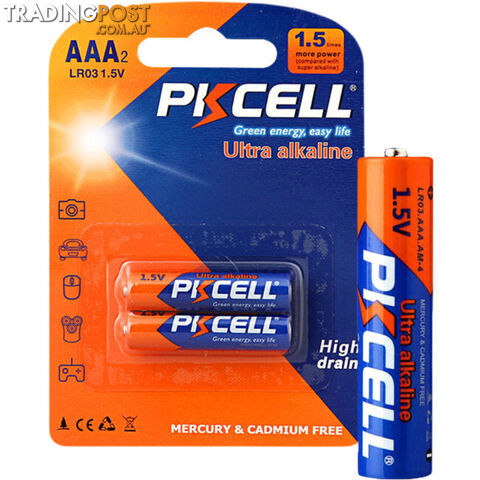 PKAL2PAAA 1.5V ULTRA ALKALINE AAA BATTERY 2PK LR03 ULTRA DIGITAL - photo 1 of 1