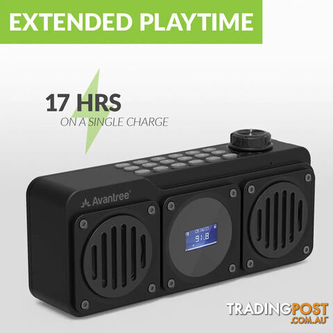 BOOMBYTE PORTABLE FM RADIO BT SPEAKER DUAL DRIVER 14W MICRO SD - photo 5 of 7