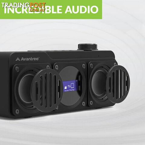 BOOMBYTE PORTABLE FM RADIO BT SPEAKER DUAL DRIVER 14W MICRO SD - photo 2 of 7