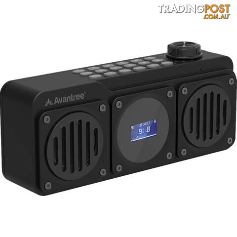 BOOMBYTE PORTABLE FM RADIO BT SPEAKER DUAL DRIVER 14W MICRO SD