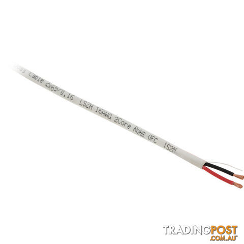 16G2C152M 16AWG 2CORE SPEAKER CABLE 152M LSZH REELEX WHITE/R