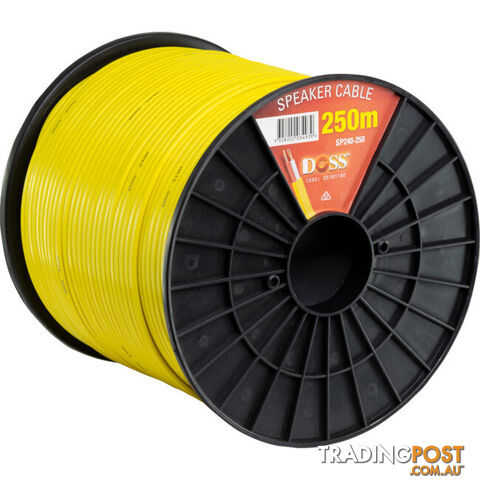 SP240-250 250M ROLL 18AWG 100V SPEAKER CABLE 2X24-.20 0.75MM2 DOUBLE INSULATED - photo 2 of 3