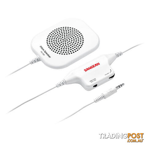 PS300 WHITE PILLOW SPEAKER WHITH BUILT IN AMPLIFIER